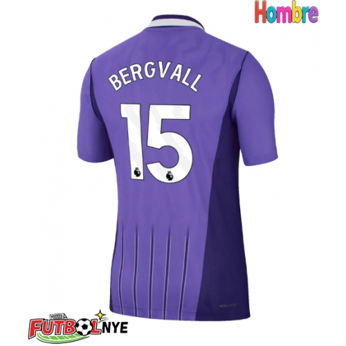 Camiseta Tottenham Hotspur Lucas Bergvall #15 Tercera Equipación 2026-27 manga corta
